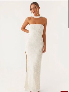 Peppermayo | Dresses | Peppermayo Ivory Lace Maxi Dress | Poshmark